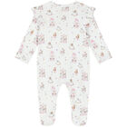 طقم أفرول بطبعة بنات باللون الأبيض والوردي, 1, hi-res